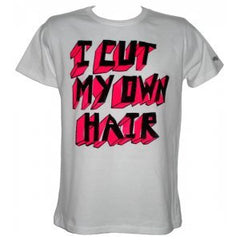 I Cut My Own Hair T-shirt White